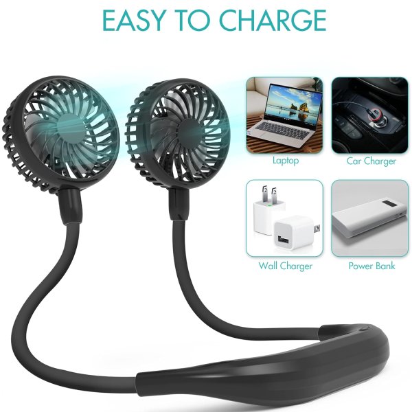 Sports Portable Hanging Neck Fan