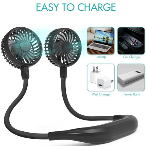 Sports Portable Hanging Neck Fan